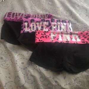 3 pairs of yoga shorts!!